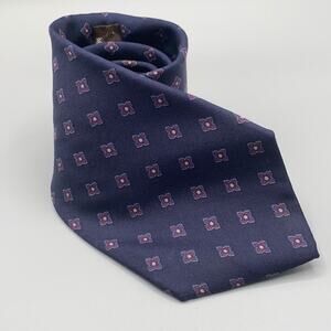 Mario Valentino 100% silk patterned men's neck tie